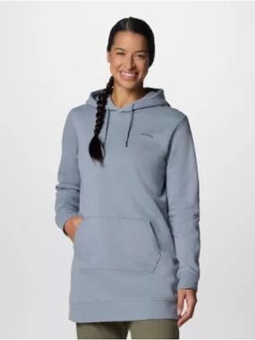 Columbia Coastal Blue Women's Pullover Hoodie Dress